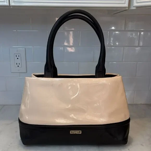 Kate Spade Bag Purse Handbag Leather Chelsea Street Gigi Patent Satchel Tote Bag